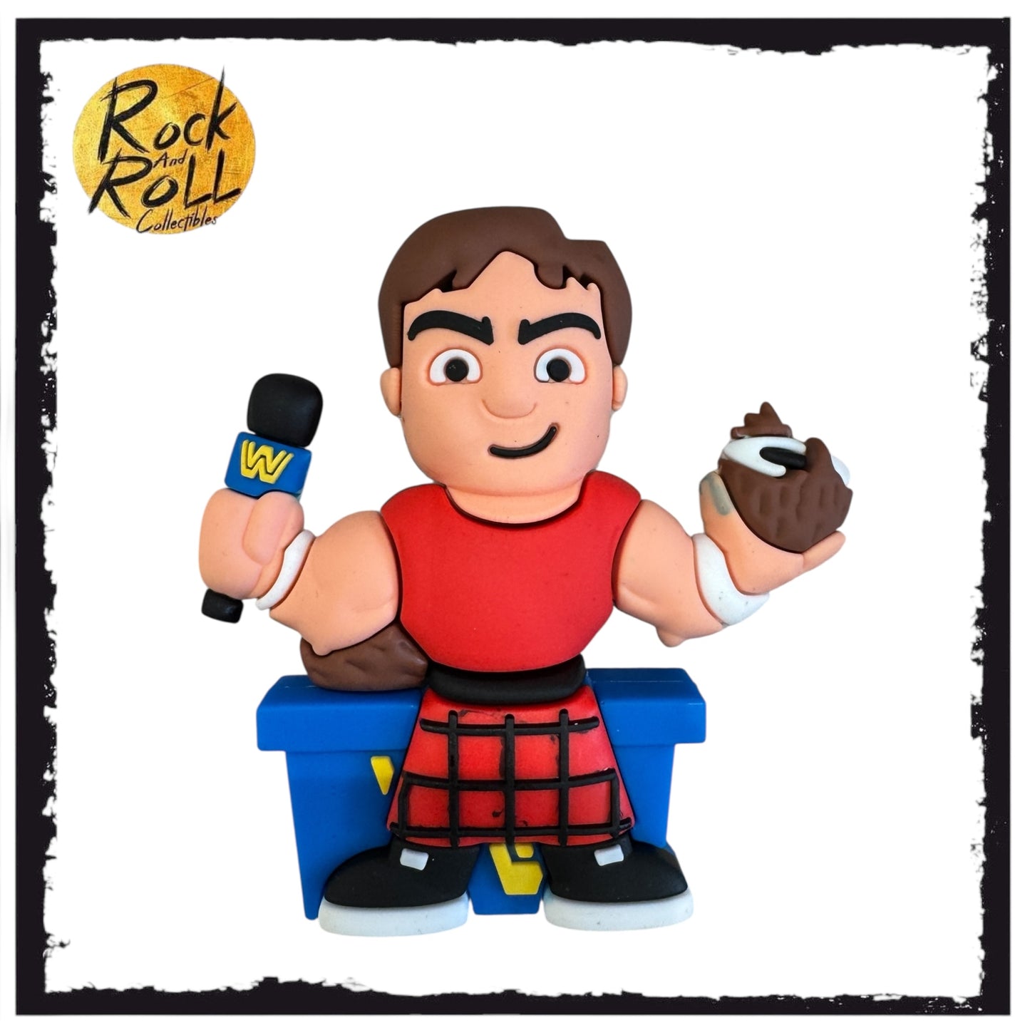 WWE Rowdy Roddy Piper Official Box PVC Figure