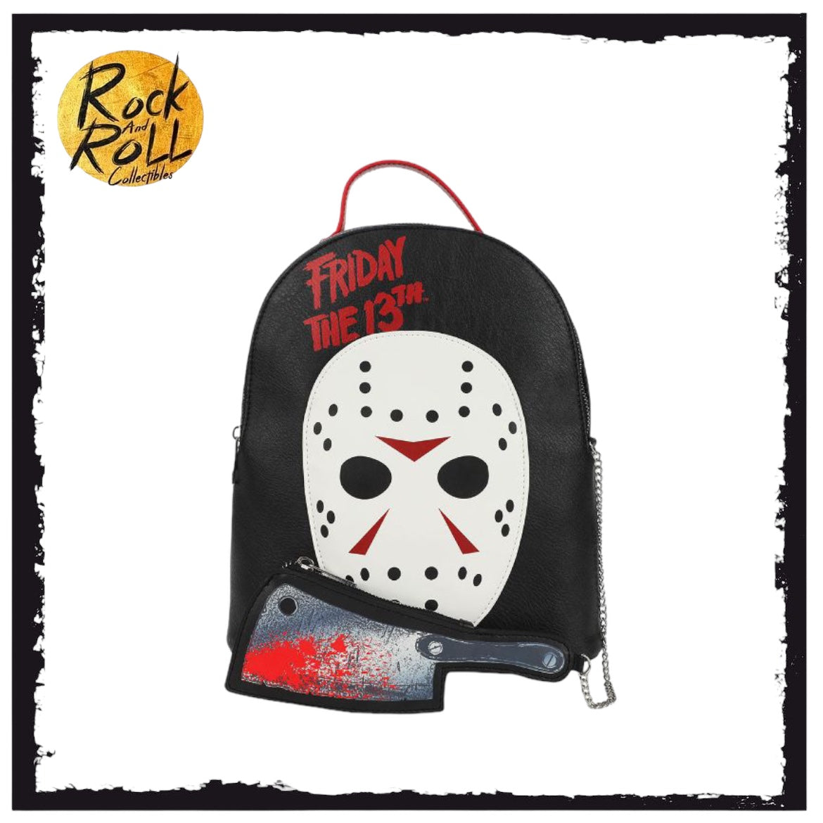 Friday the 13th Jason Vorhees Mask - Mini Backpack & Knife Coin Purse
