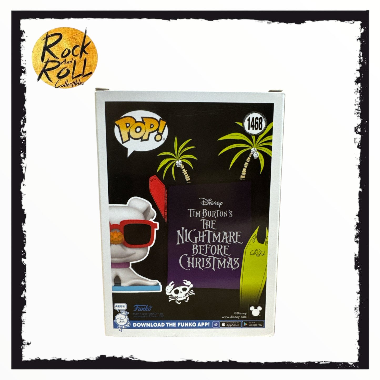 Box Damage - SDCC 2020 Zero - Nightmare Before Christmas Official Comic Con Sticker Funko Pop! #1468