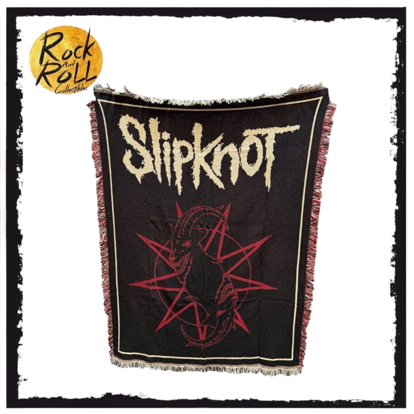 Slipknot Goat Logo Throw Blanket