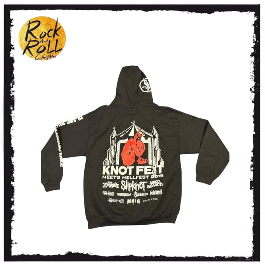 Slipknot Knotfest - Knotfest Meets Hellfest 2019 Black Hoodie