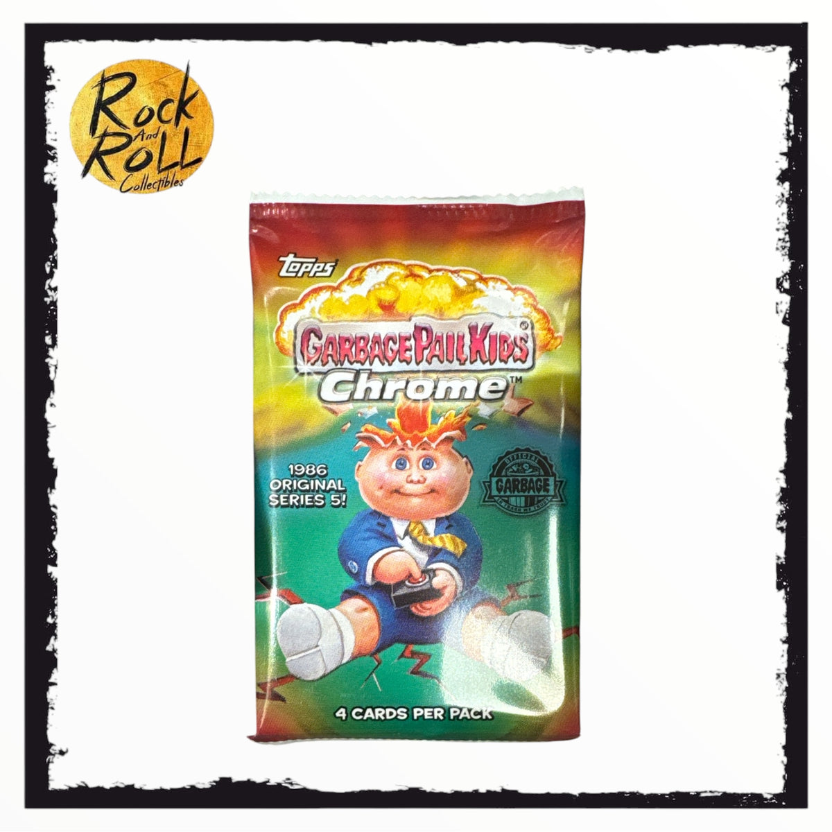 2022 Topps Garbage Pail Kids Series 5 Chrome x1 Pack