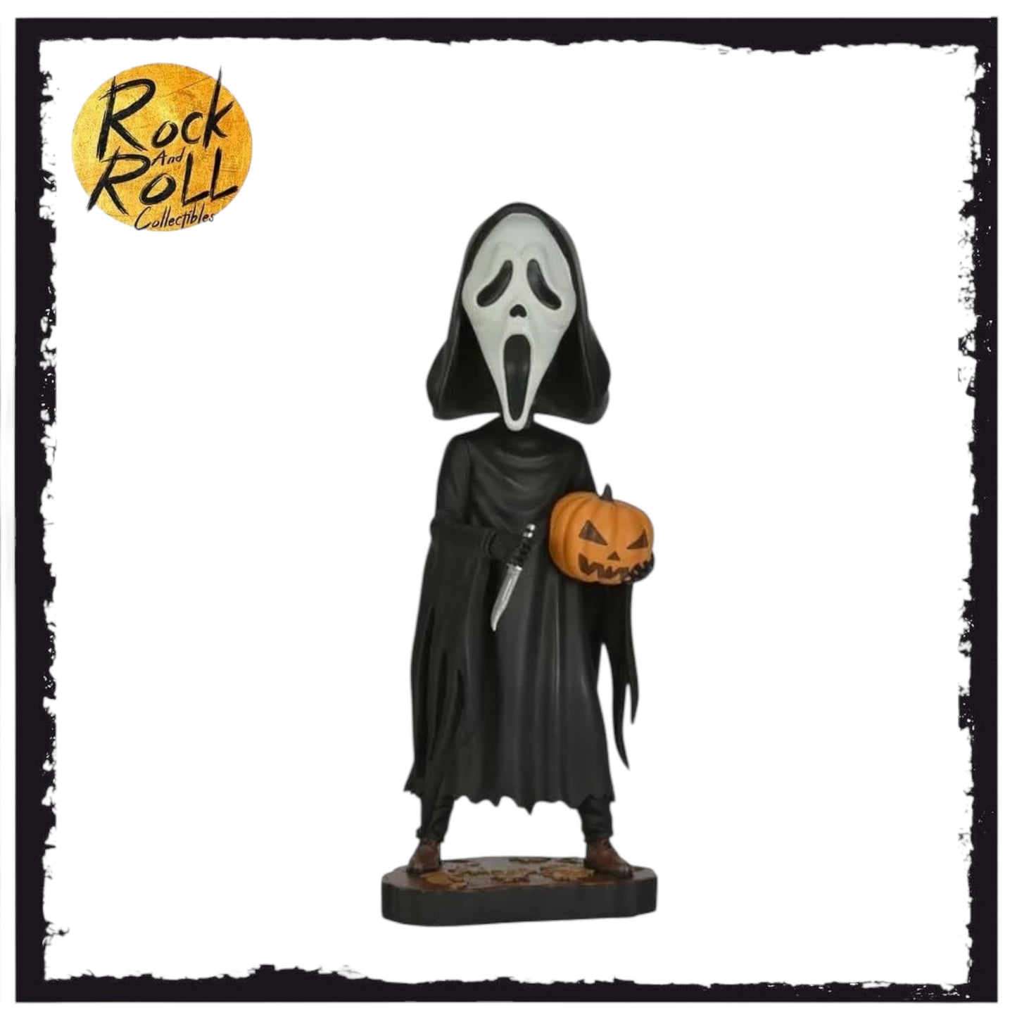 NECA Scream Ghost Face Pumpkin Head Knocker