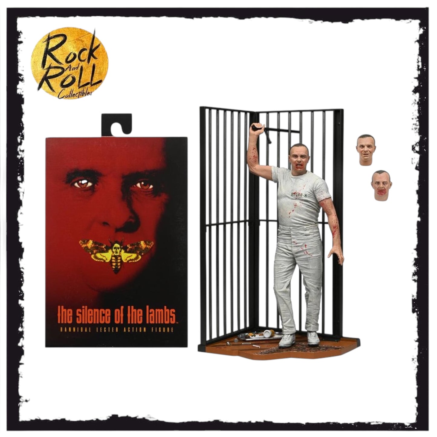 NECA Silence of the Lambs Hannibal Lecter Prison Escape Action Figure
