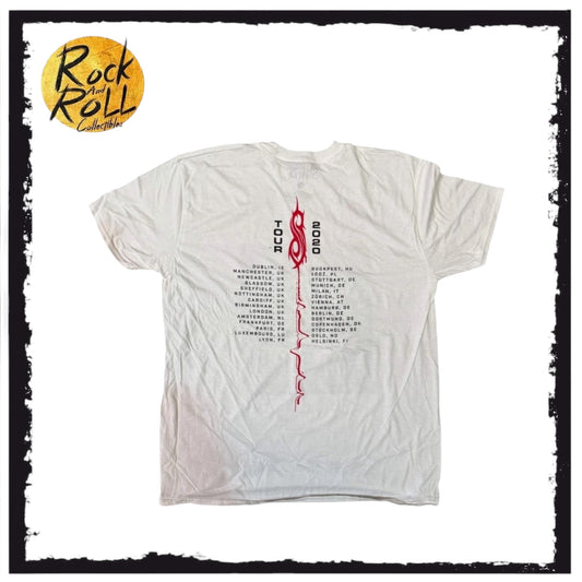 Slipknot UK/EU 2020 White Tour T-Shirt XXL