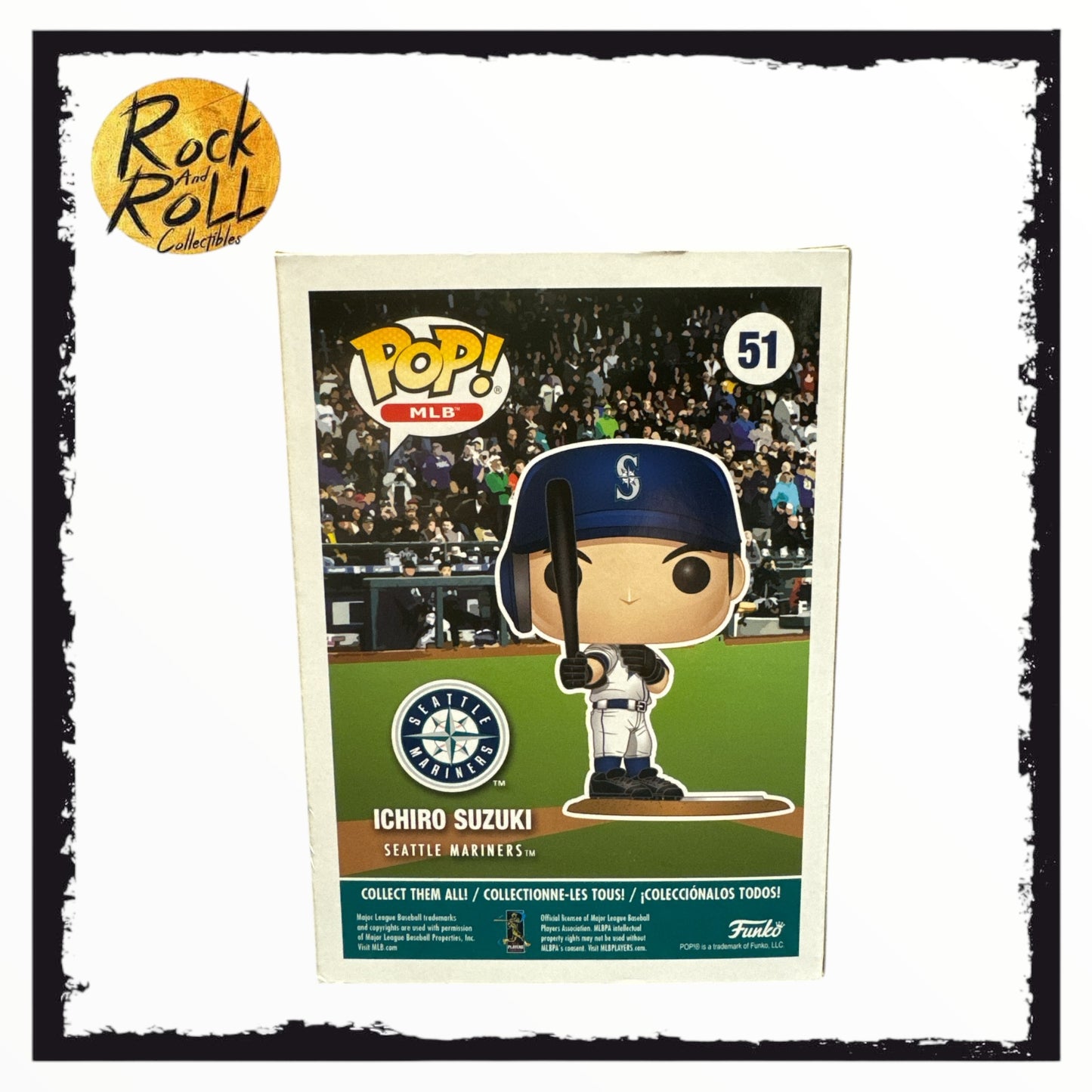 Seattle Mariners NBL - Ichiro Suzuki Funko Pop! #51 T-Mobile Park 2019 Exclusive
