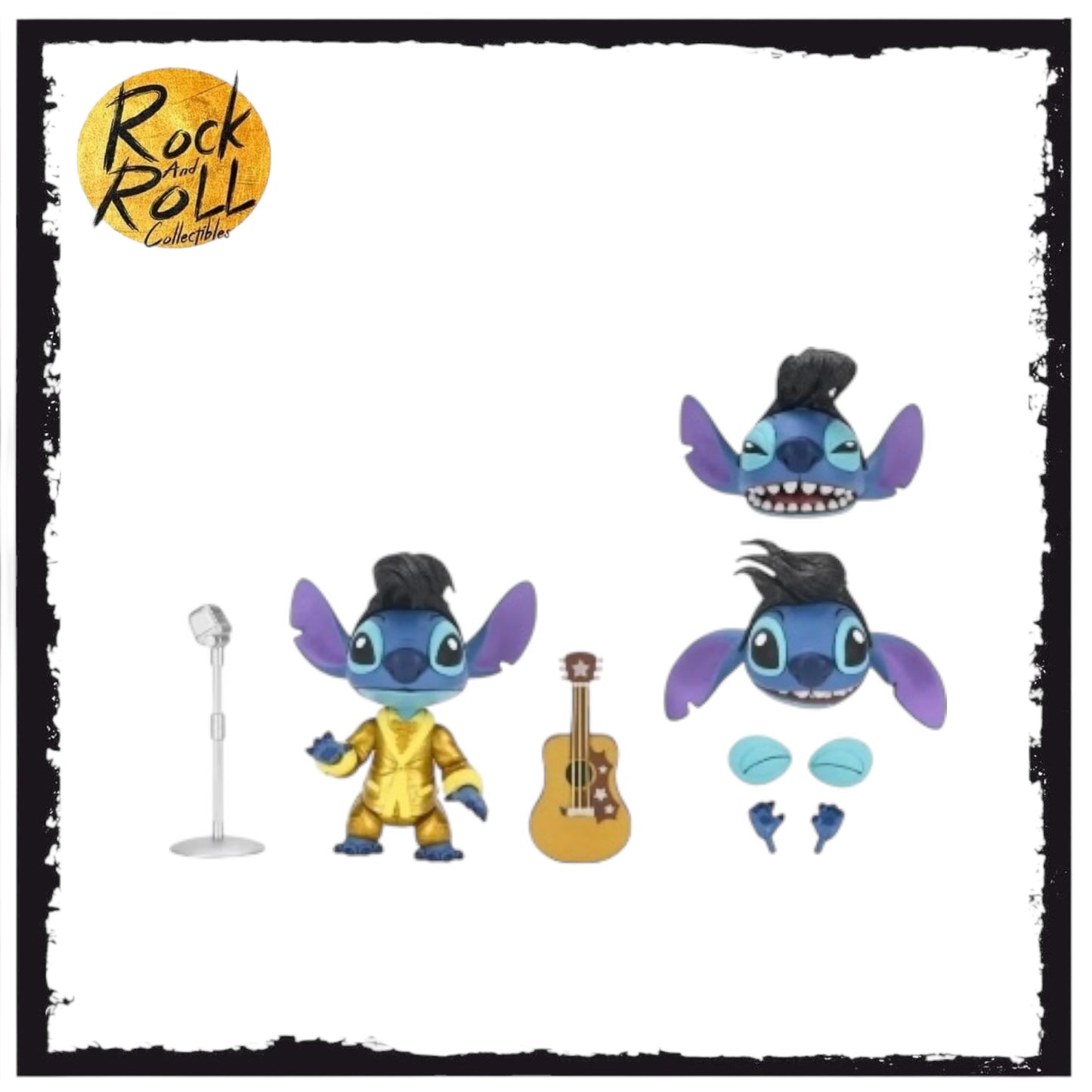 NECA Lilo and Stitch Gold Suit Elvis Stitch Ultimate 7” Scale Action Figure