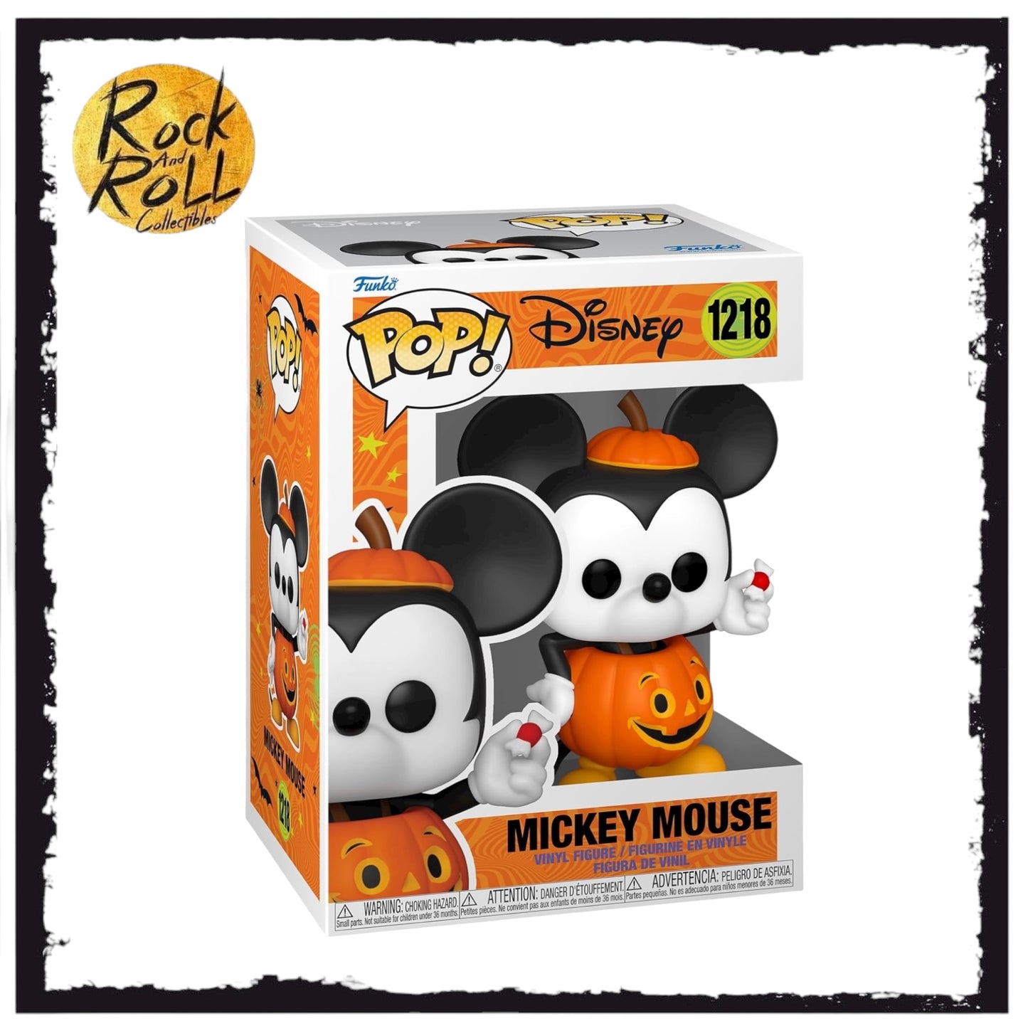 Mickey Mouse Halloween Pumpkin #1218 Funko Pop! Disney