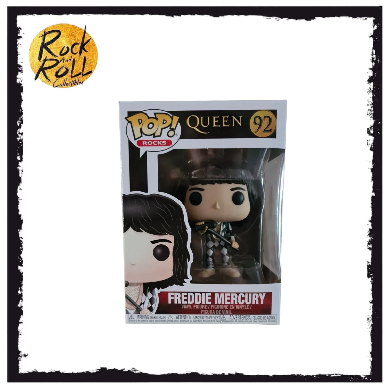 Funko Pop Vinyl Pop Rocks Queen Freddie Mercury Figure 92