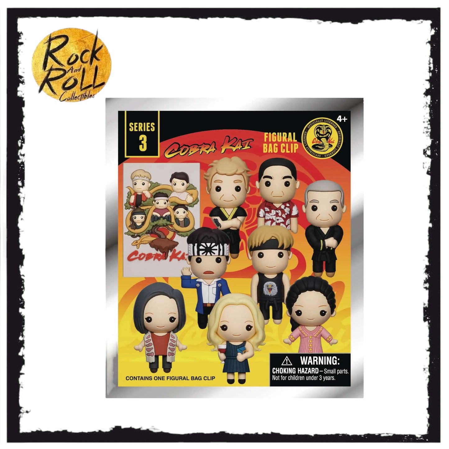 3D Figural Bag Clip Cobra Kai Series 3 Mystery Pack
