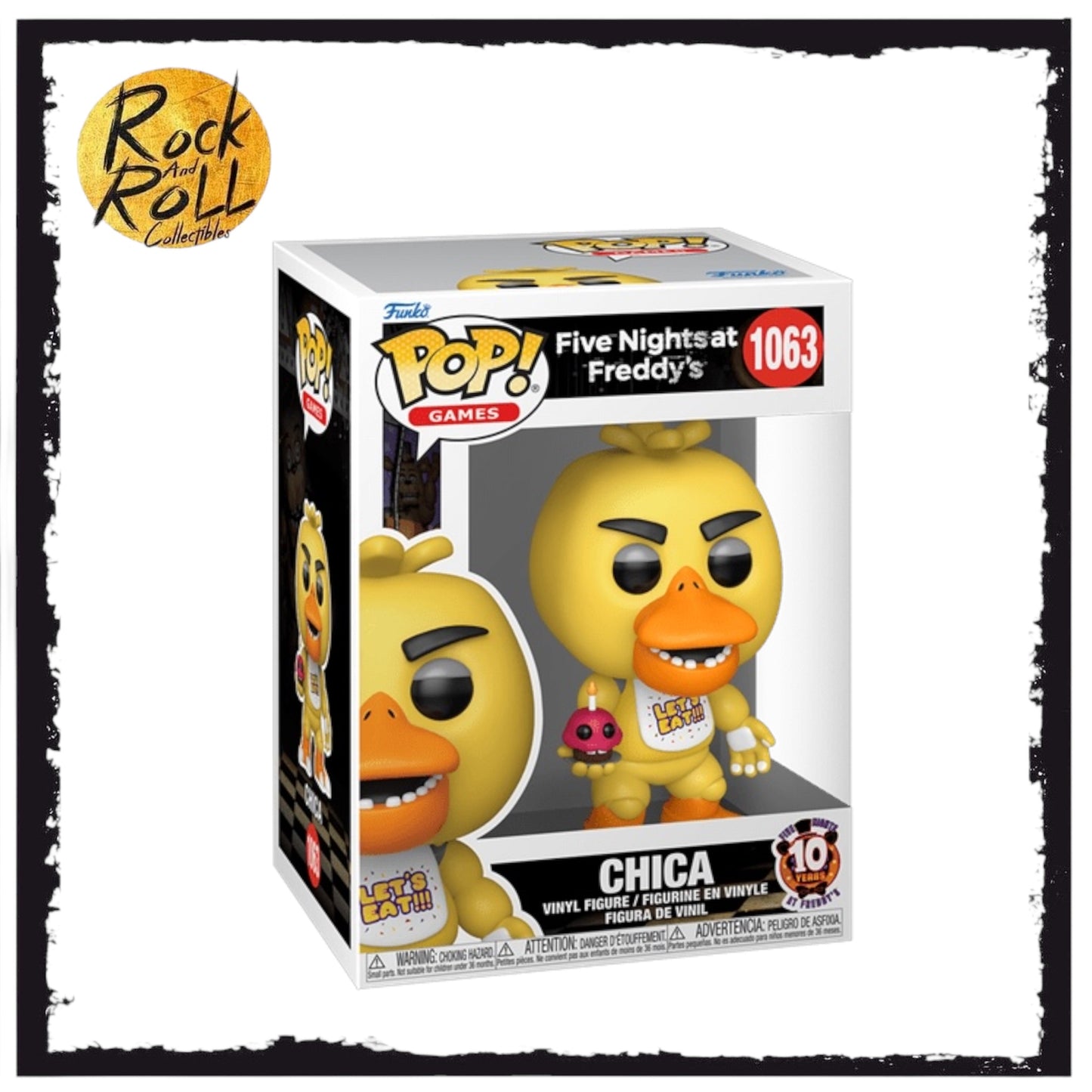 Chica #1063 Funko Pop - Five Nights at Freddy's 10th Anniversary