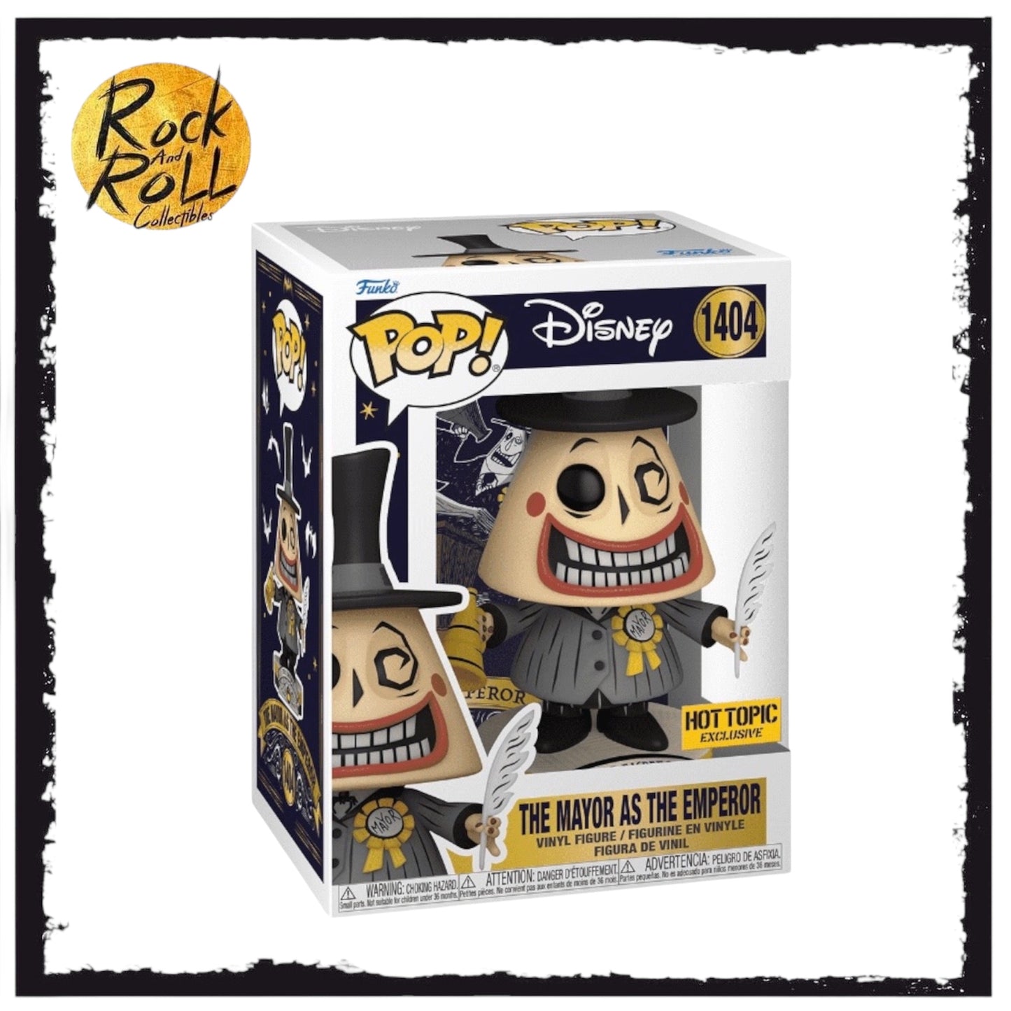 The Mayor as The Emperor #1404 Funko Pop! - The Nightmare Before Christmas - Hot Topic Exclusive