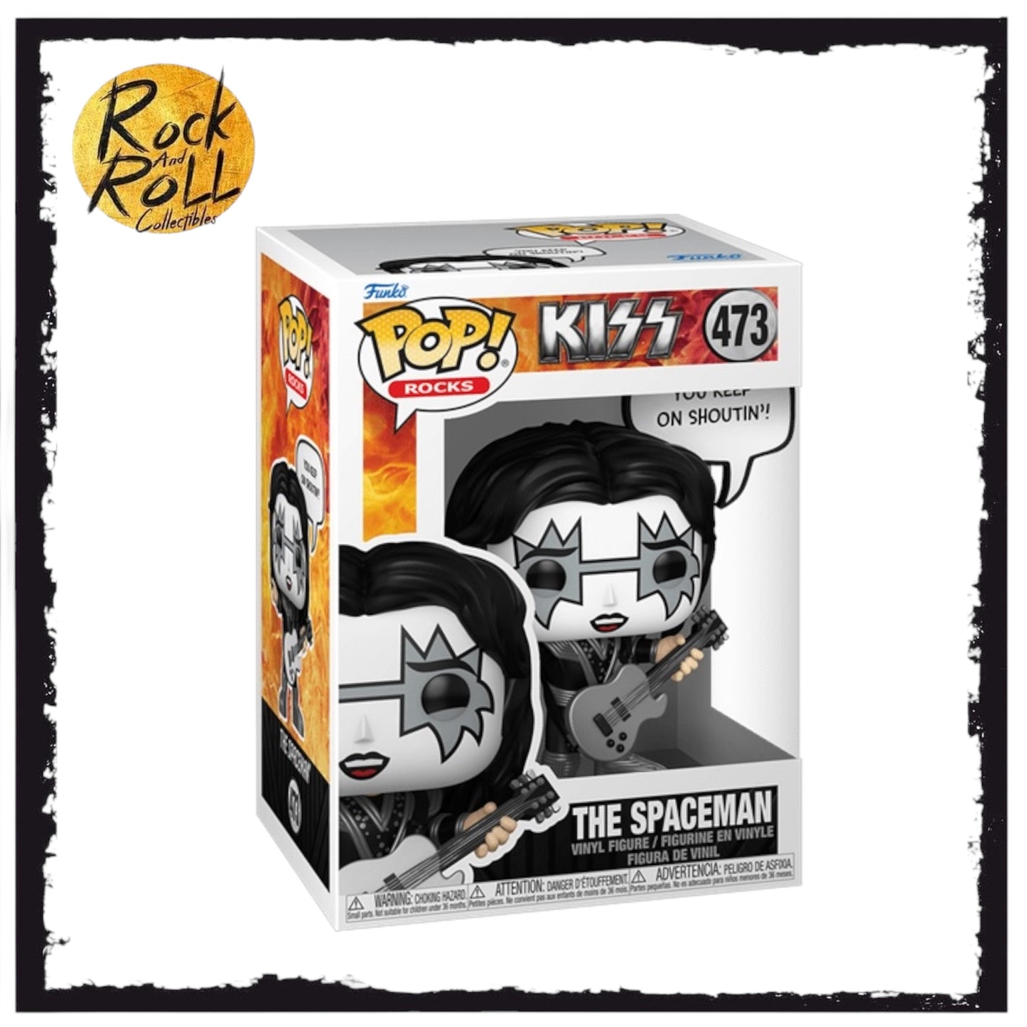 The Spaceman #473 Funko Pop Sayings - Kiss: Rock and Roll All Night