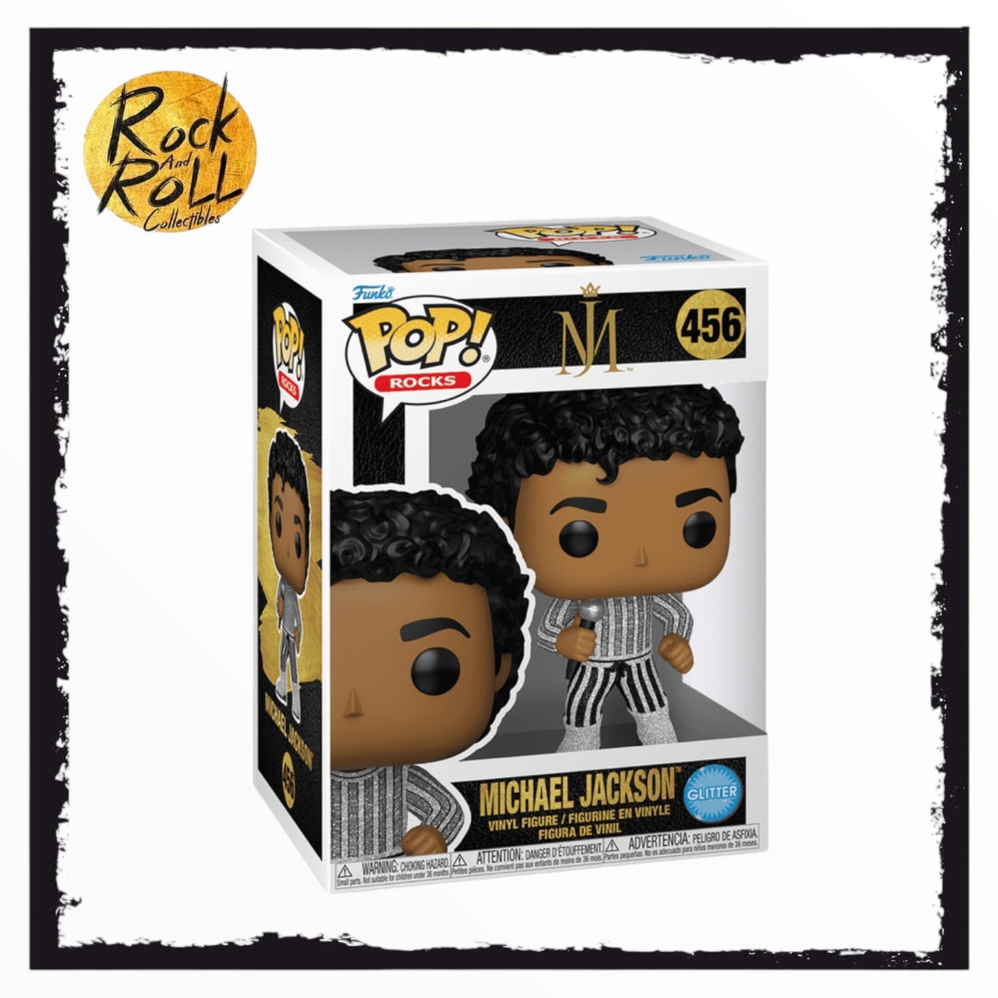 Michael Jackson (Rock With You) Glitter Funko Pop! Rocks #456