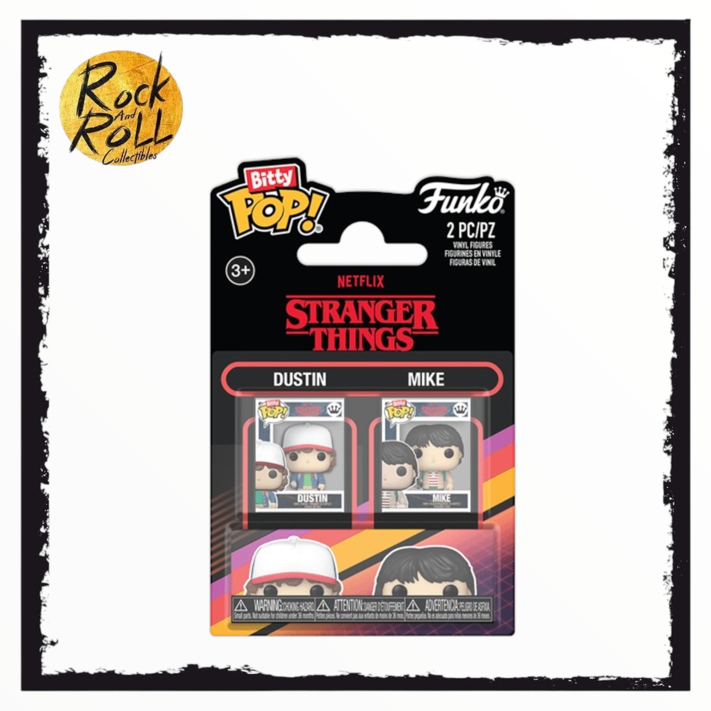 Dustin & Mike Funko 2 Pack Bitty Pop - Stranger Things