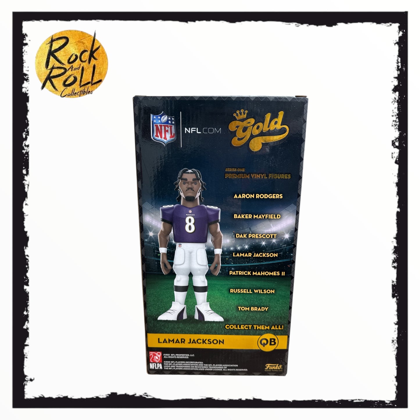 Funko Gold 12” - Lamar Jackson NFL Chase Variant