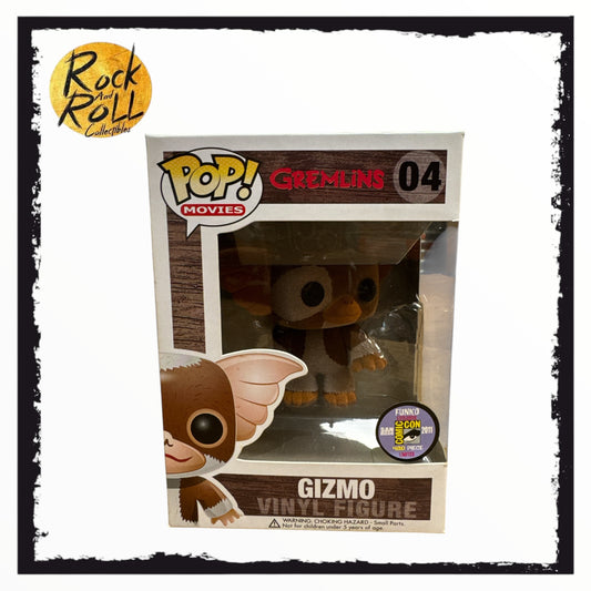 Gremlins - Gizmo (Flocked) Funko Pop! #04 - 2011 SDCC LE480pcs - Condition 8/10