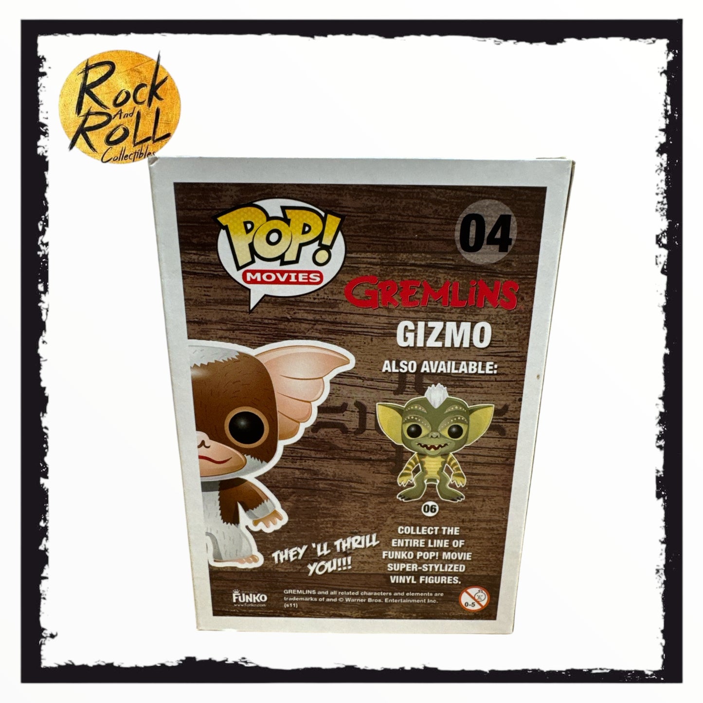 Gremlins - Gizmo (Flocked) Funko Pop! #04 - 2011 SDCC LE480pcs - Condition 8/10