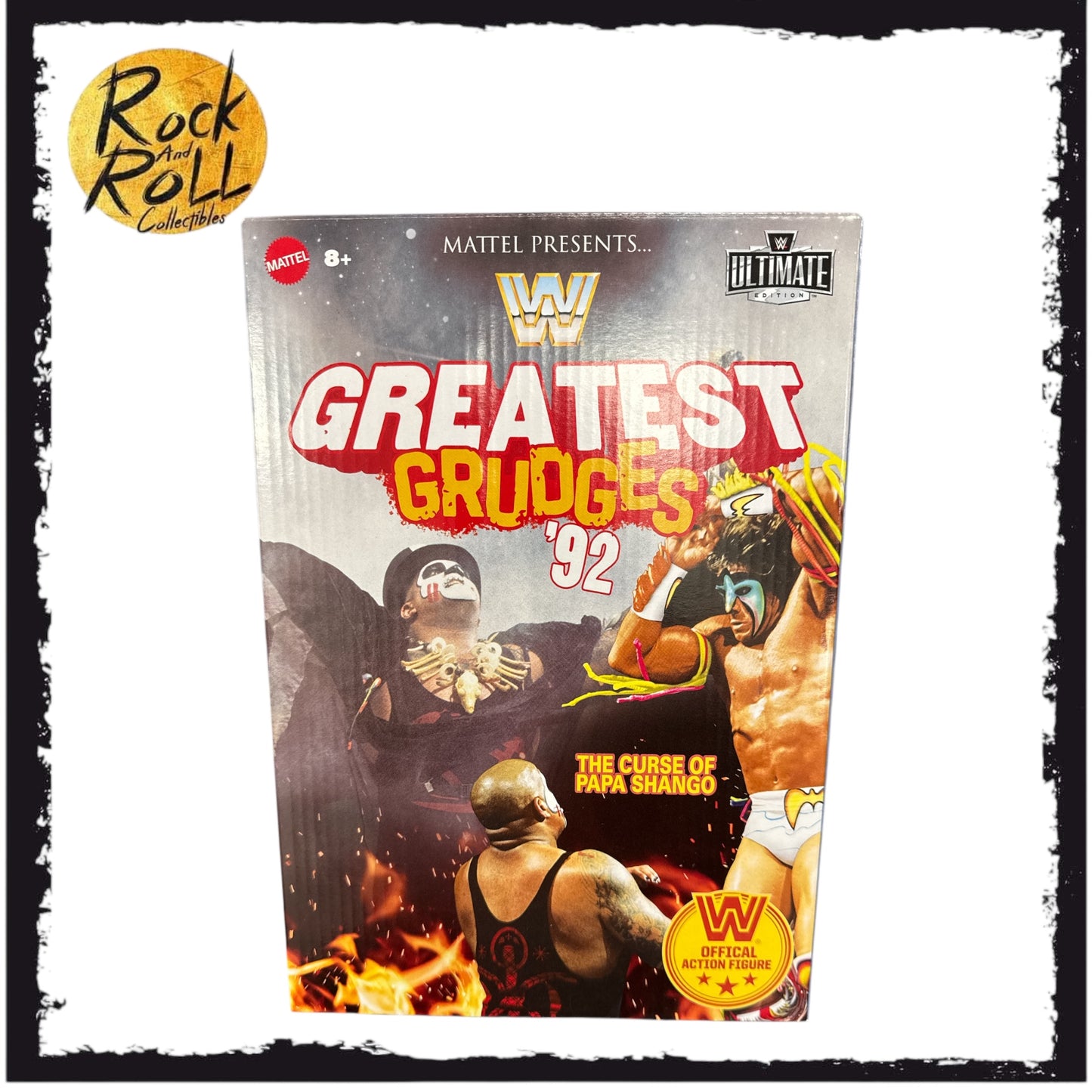 EMPTY BOX - WWE Greatest Grudges ‘92 Ultimate Edition Papa Shango/Ultimate Warrior