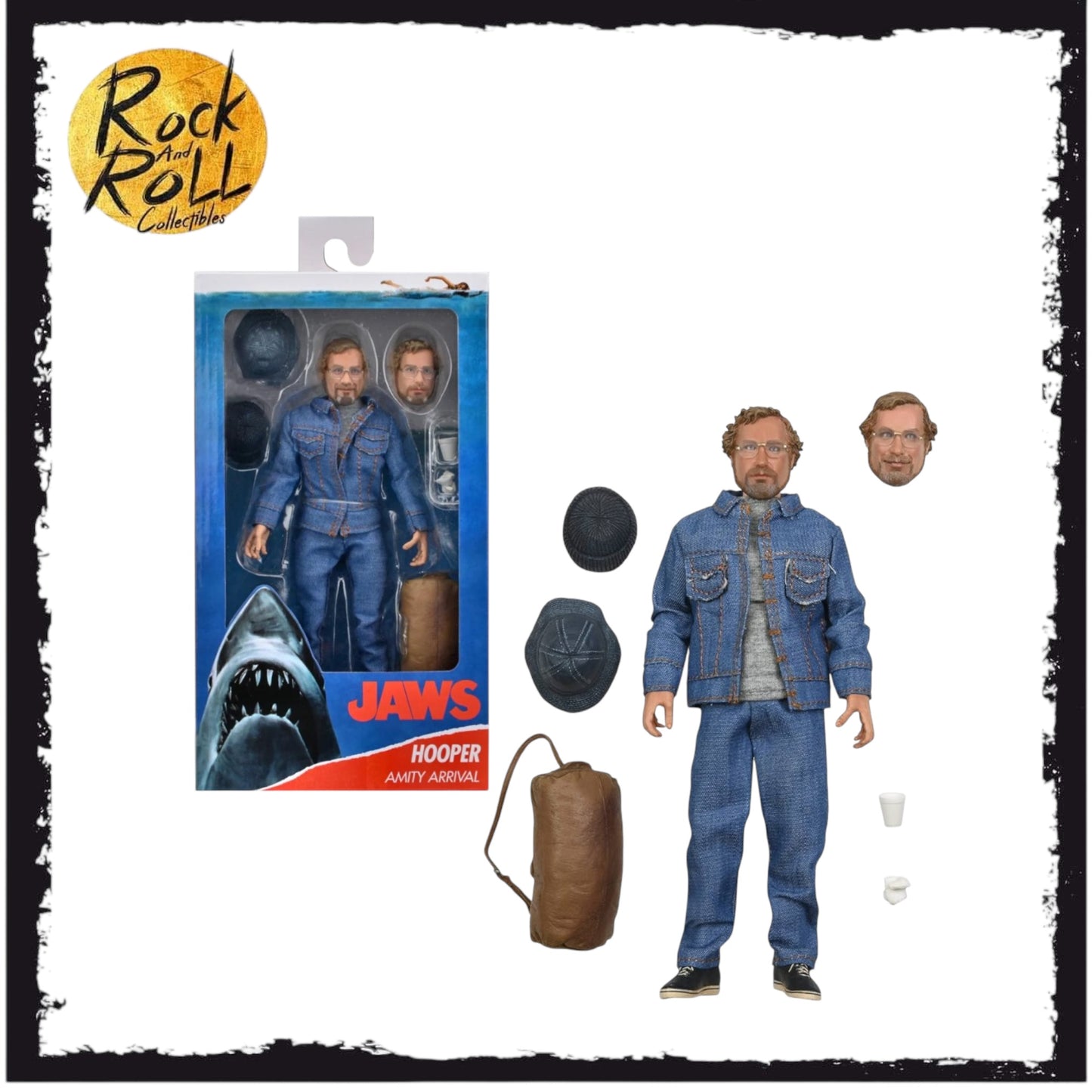 JAWS - Hooper Amity Arrival NECA Action Figure US Import
