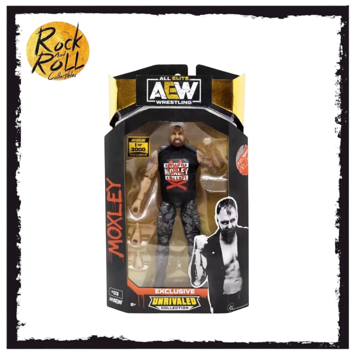 AEW Shop Exclusive Jon Moxley 1 In 3000 Action Figure