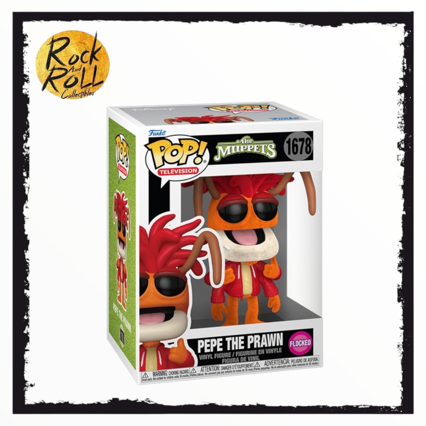Pepe the Prawn (Flocked) #1678 Funko Pop - The Muppets