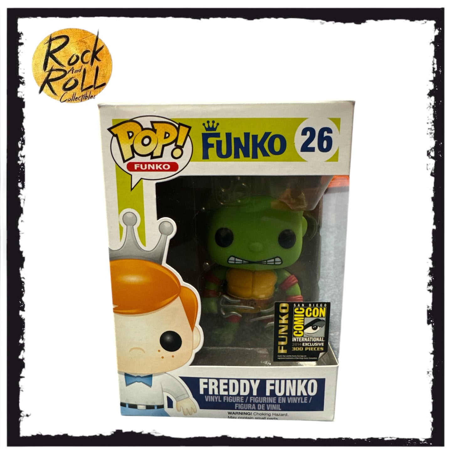 Teenage Mutant Ninja Turtles - Freddy Funko as Raphael #26 SDCC LE 300pcs Funko Pop! Condition 9/10