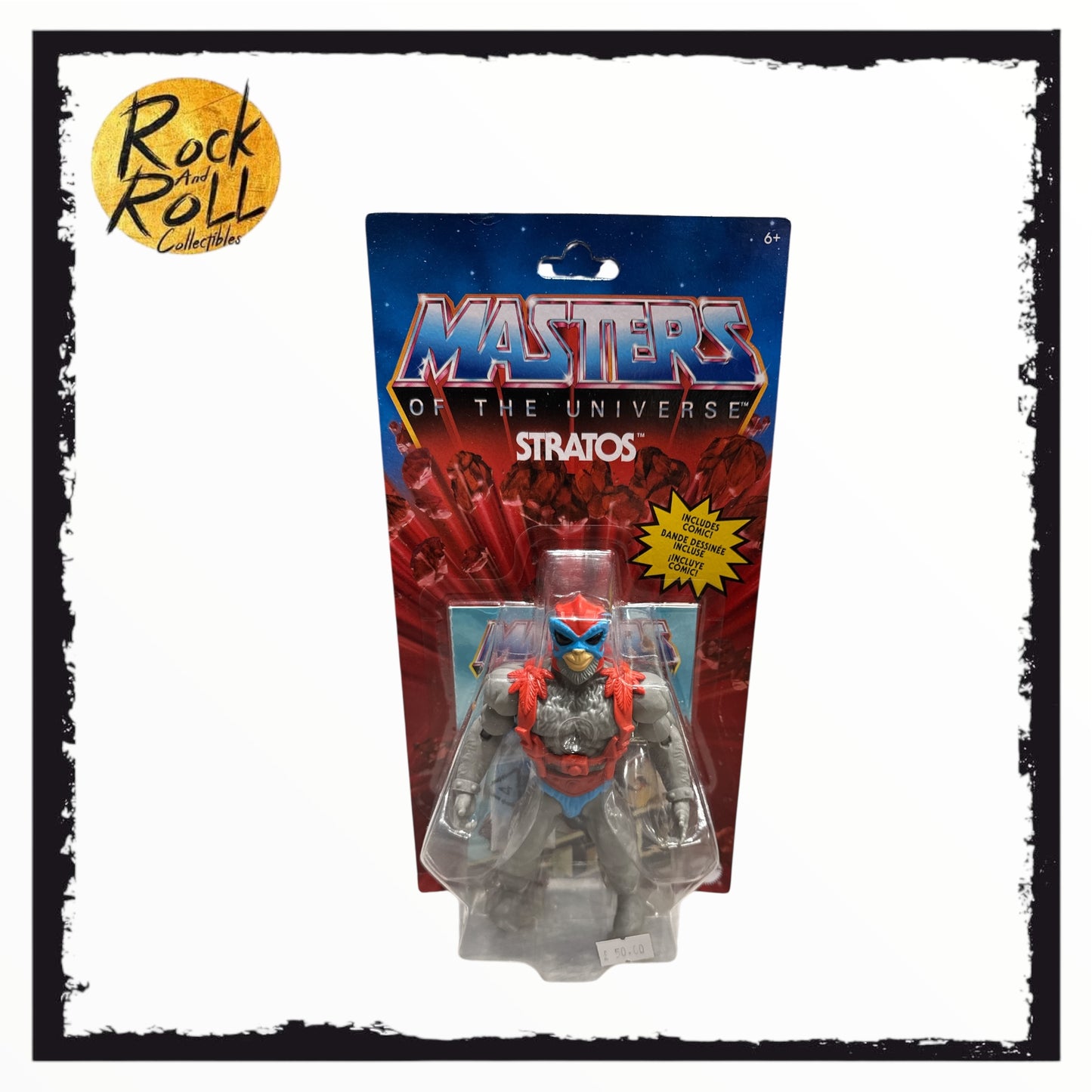 Masters of the Universe - Stratos Action Figure (Includes Comic)