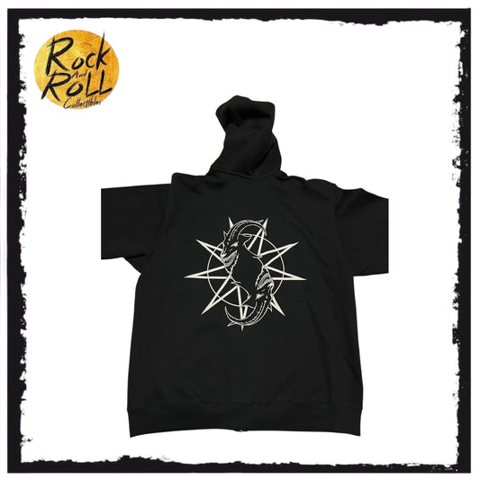 Vintage Slipknot Goat Star Logo Band Tribal Hoodie