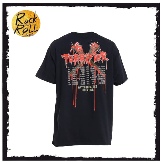 Terrifier Art's Greatest Kills Tour T-Shirt US Import
