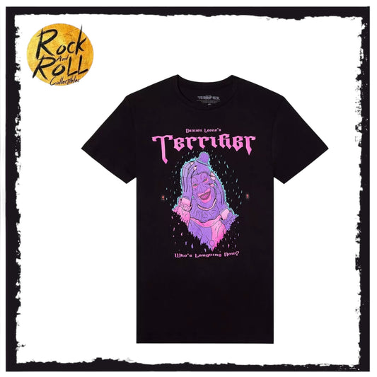 Terrifier Art The Clown Who's Laughing Now? T-Shirt By Sketch & Scythe US Import