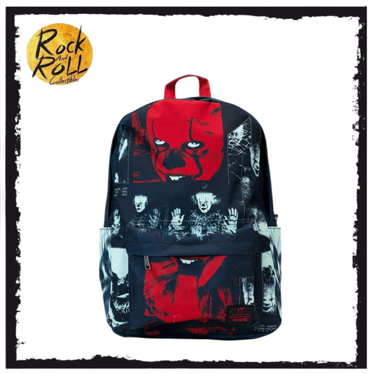 Loungefly IT Pennywise “I Heart Horror” Full Size GITD Backpack