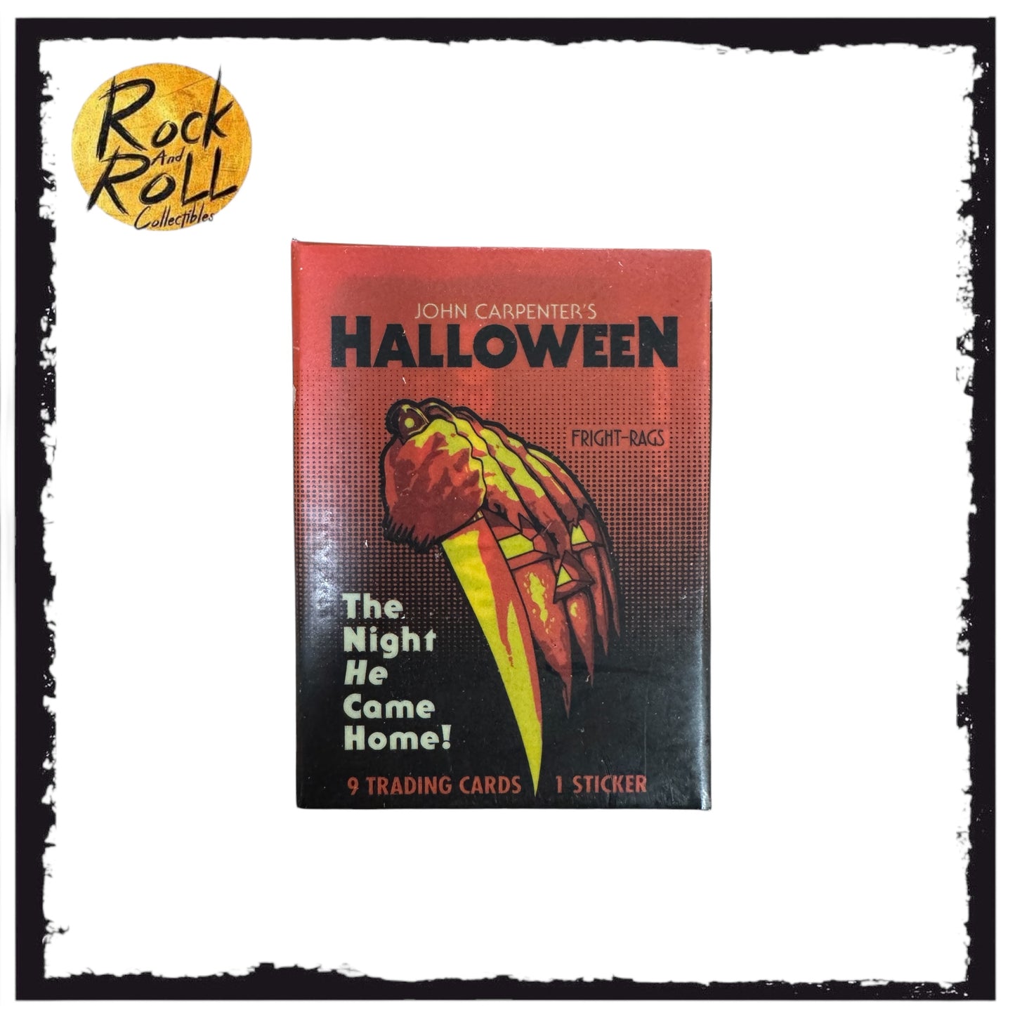Fright Rags - John Carpenters Halloween 9 Trading Cards/1 Sticker - 1 x Sealed Wax Pack