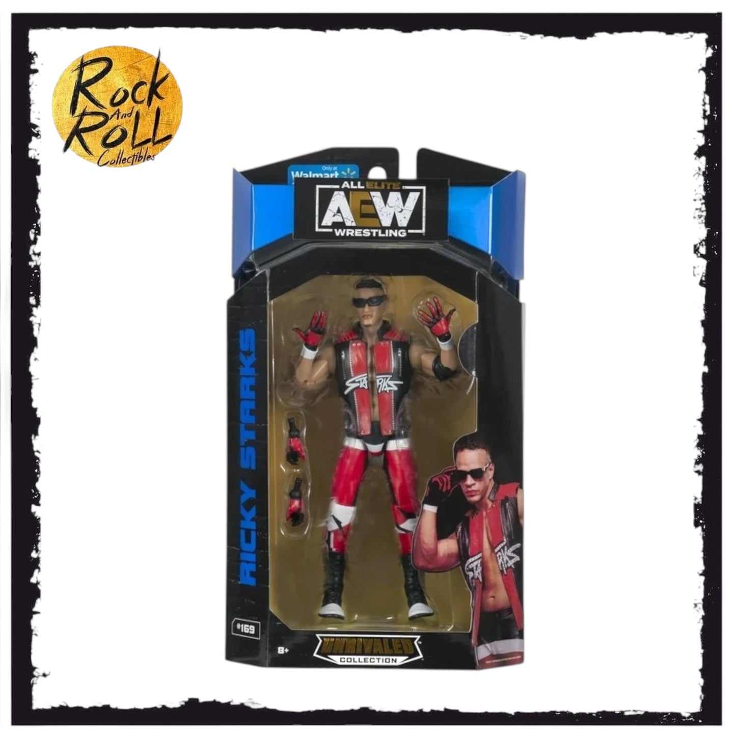 Not Mint Packaging - AEW Unrivaled #169 Ricky Starks Walmart Exclusive