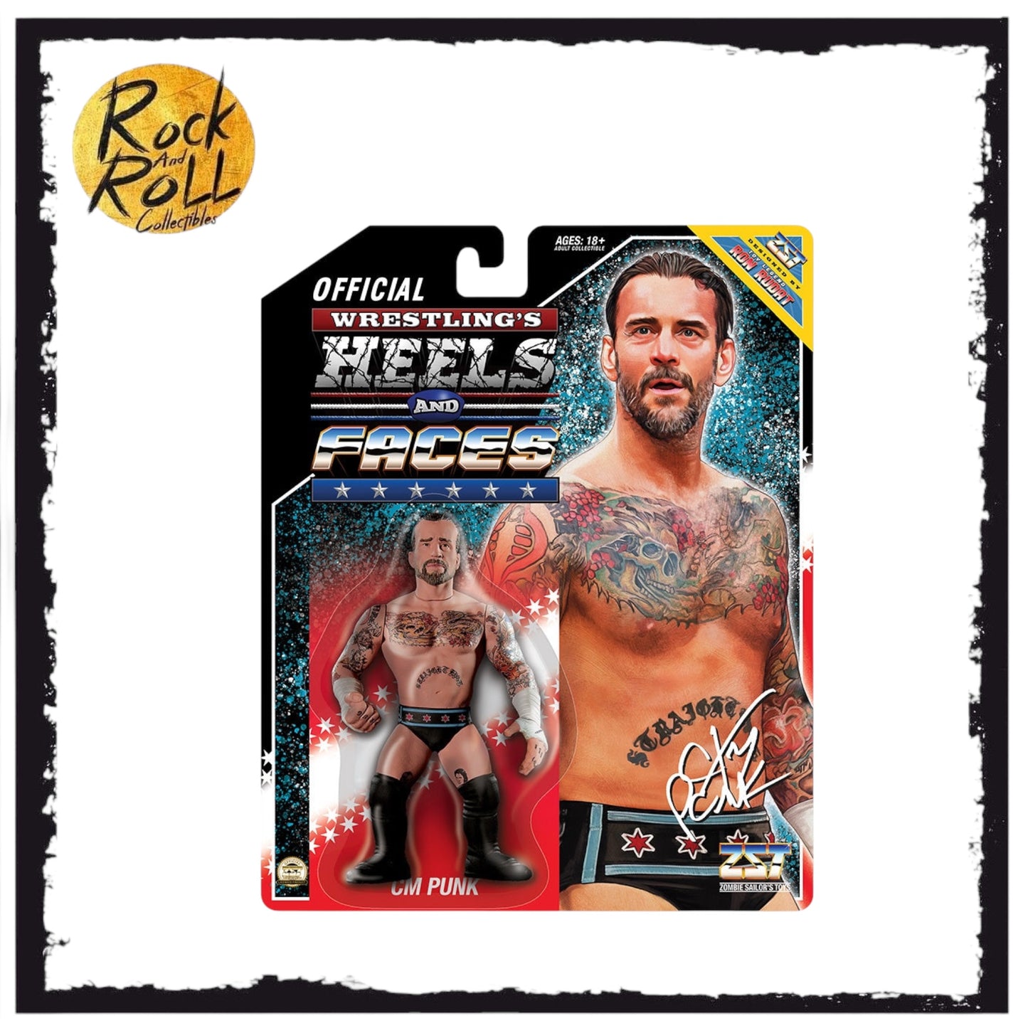 ZST - Zombie Sailor Toys Heels and Faces - CM Punk (No Larry)
