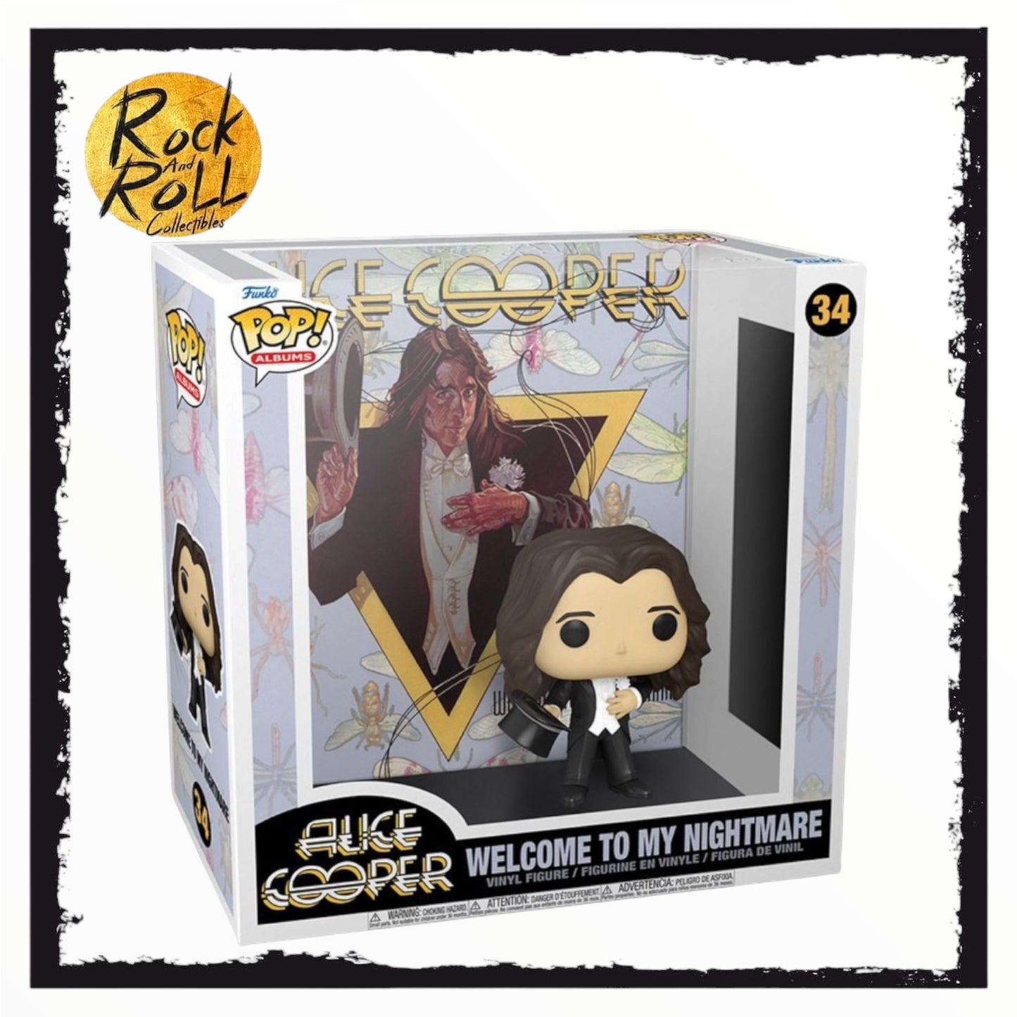 Welcome To My Nightmare #34 Funko Pop! Rocks Album - Alice Cooper