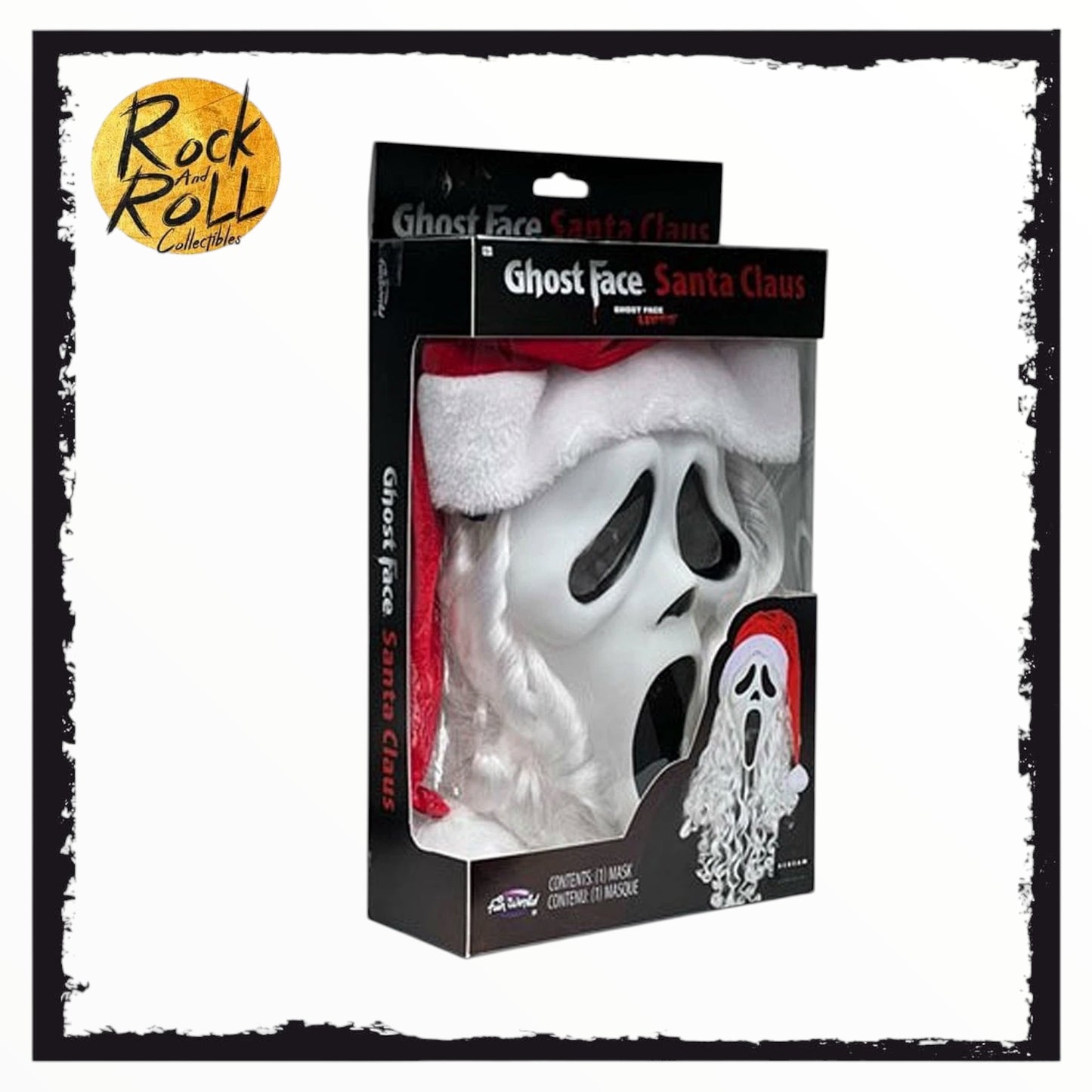 Fun World Santa Ghost Face Mask