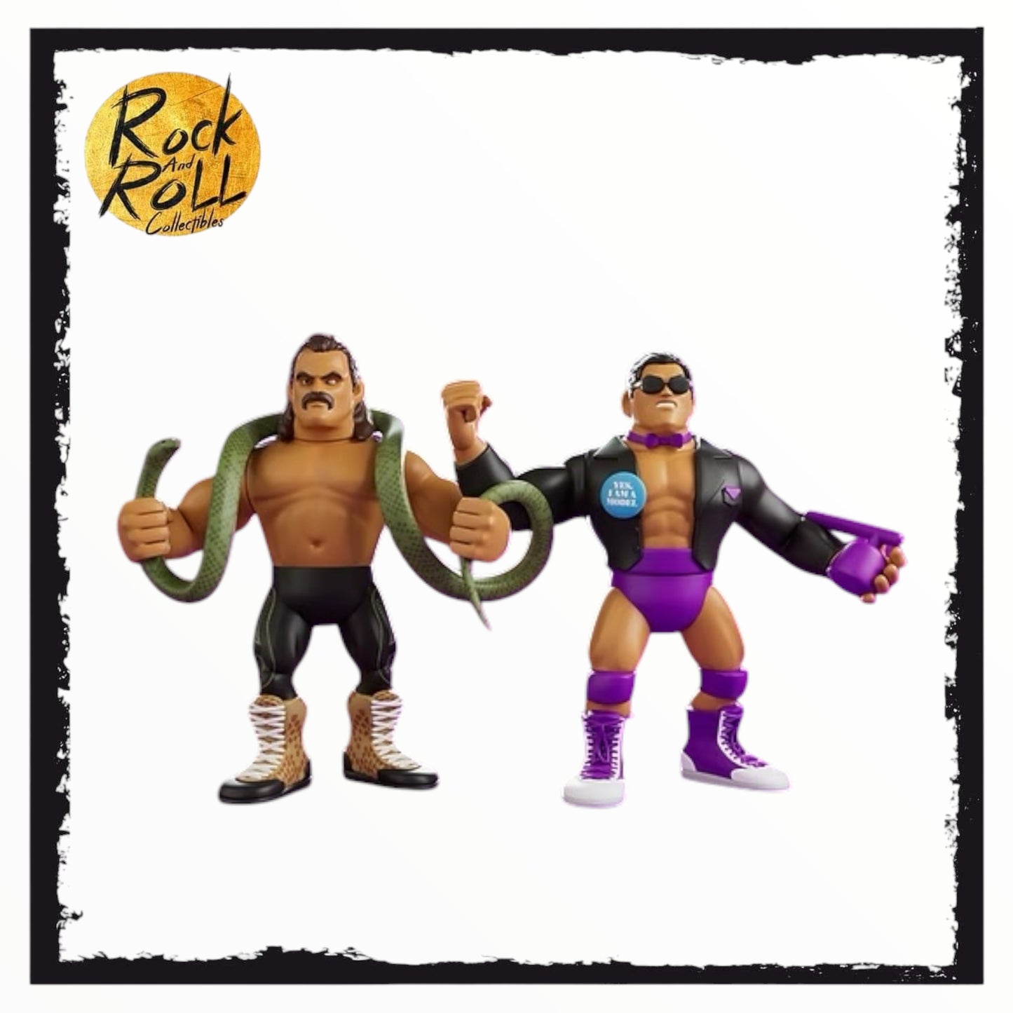 MAT MANIACS JAKE "THE SNAKE" ROBERTS VS RICK MARTEL SET PRE ORDER