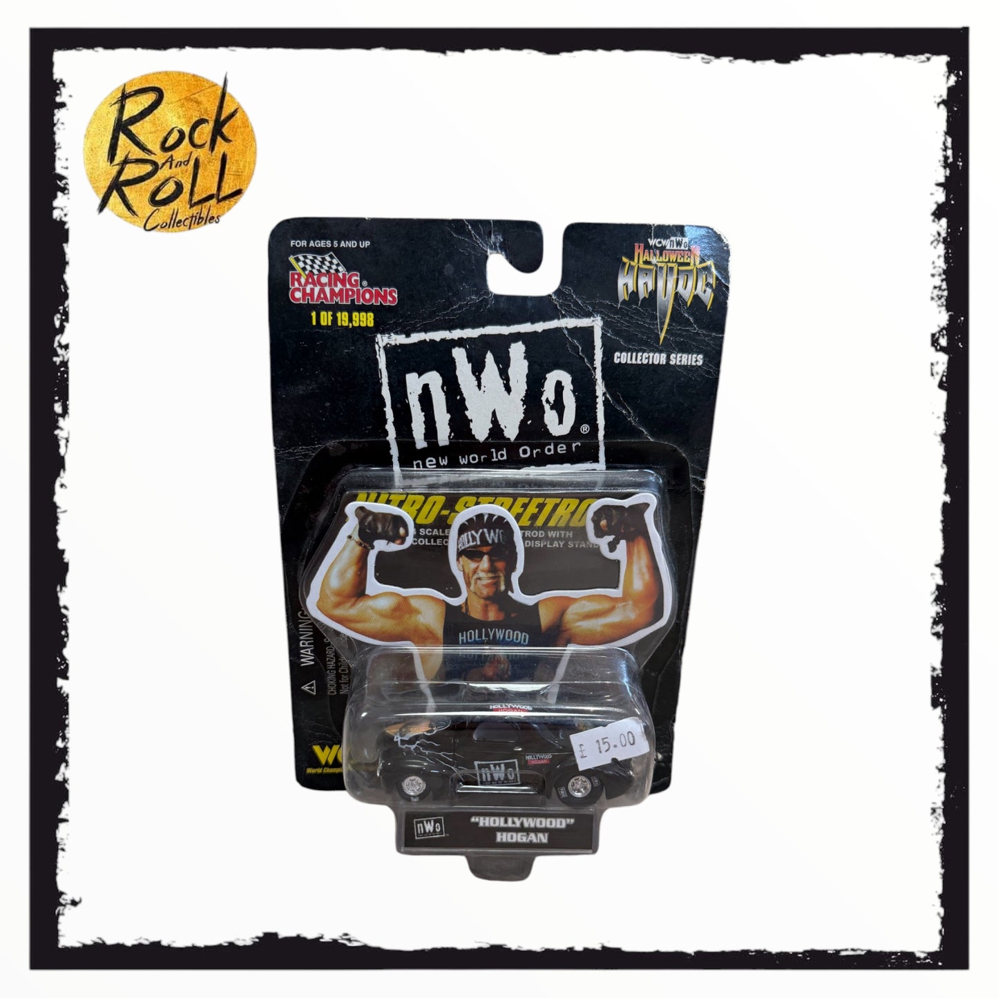 Damaged Card - NWO Nitro Streetrods - Hulk Hogan