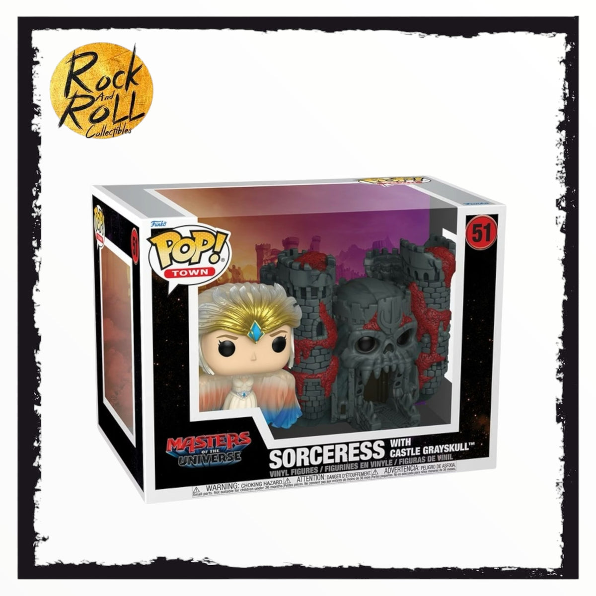 Sorceress with Castle Grayskull #51 Funko Pop Town - Master of The Universe