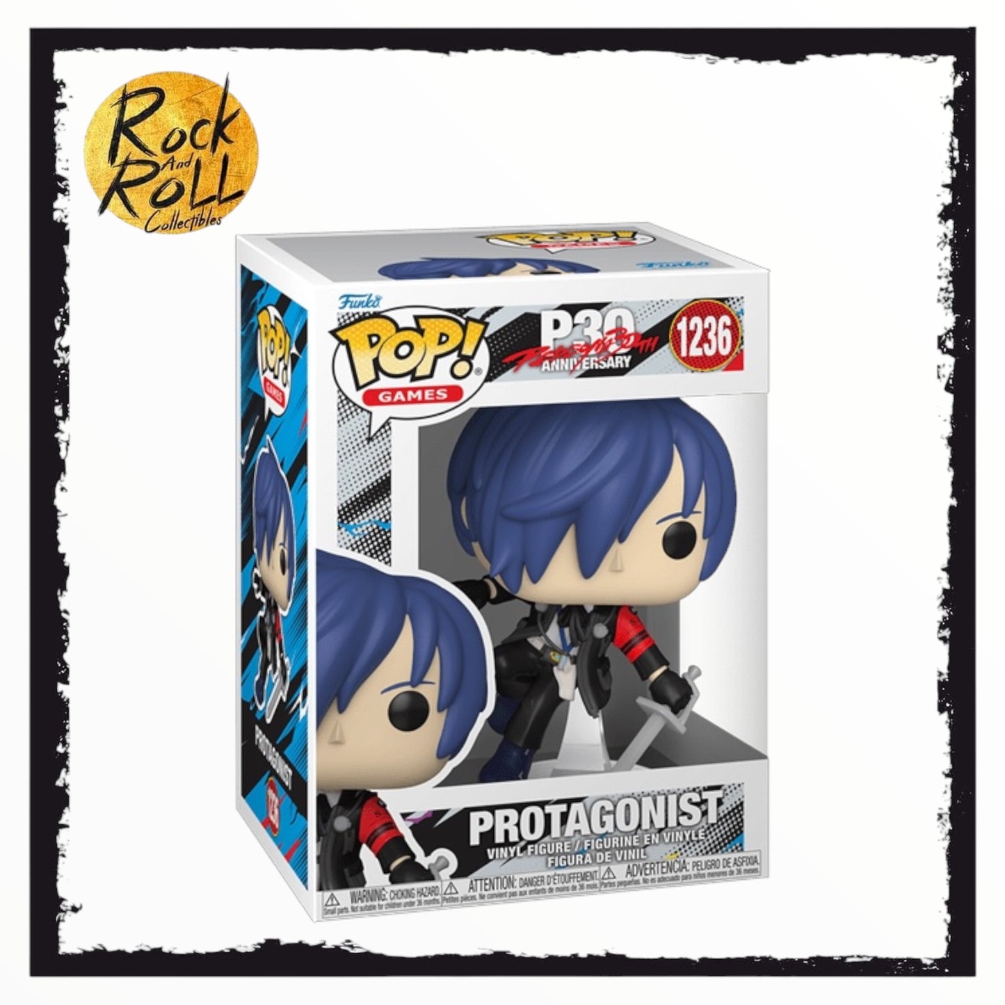 Male Protagonist #1236 Funko Pop - Persona 3 : 30th Anniversary