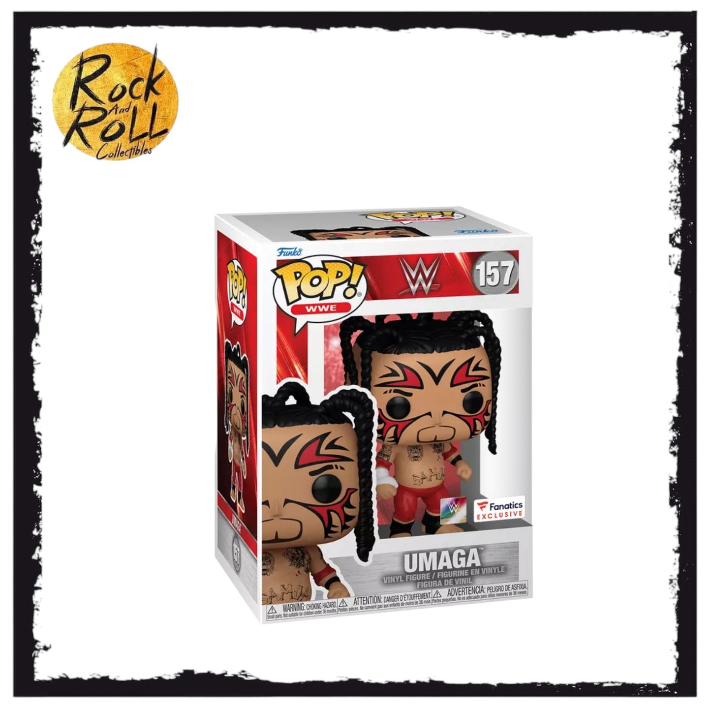 Funko POP! WWE: Umaga (Fanatics) #157 Condition 8.5/10