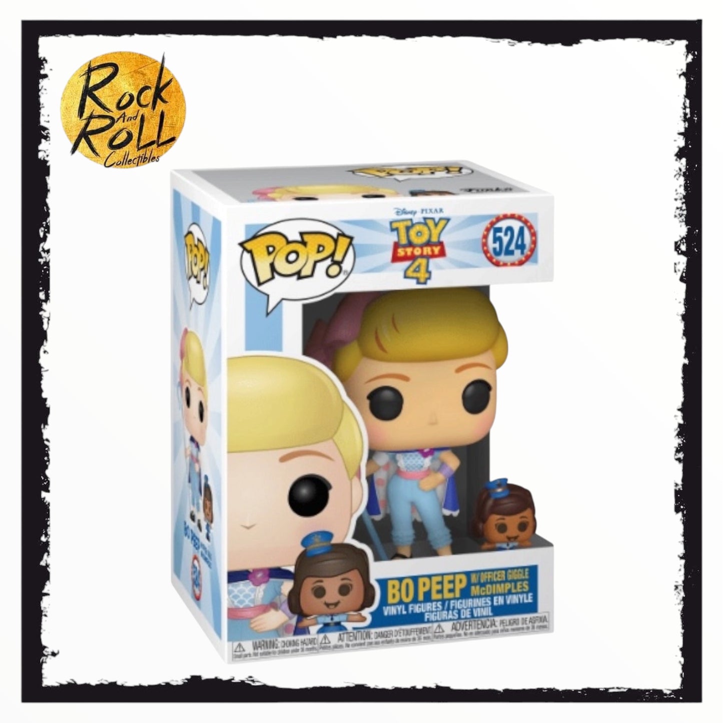 Bo Peep with Officer Giggle McDimples #524 Funko Pop! - Toy Story 4