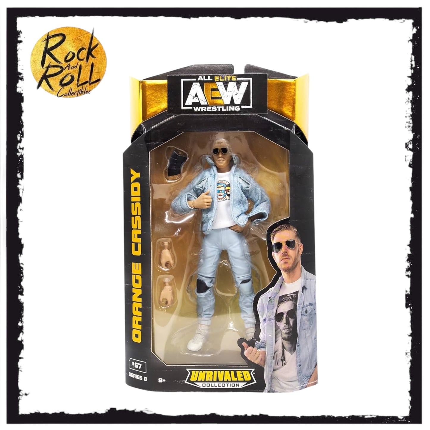 AEW Unrivaled Series 8 #67 Orange Cassidy US Import