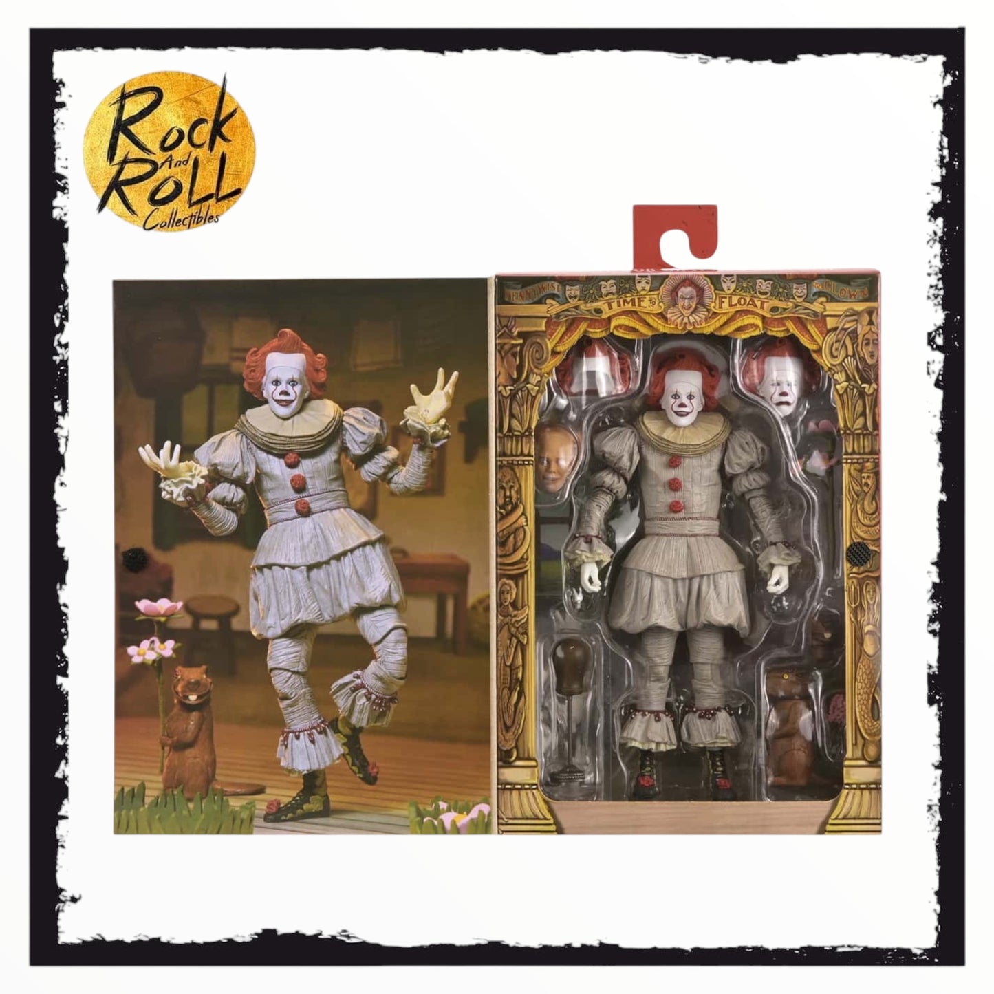 NECA IT: Welcome To Derry – Bob Gray As Pennywise Ultimate 7 Inch Scale Action Figure
