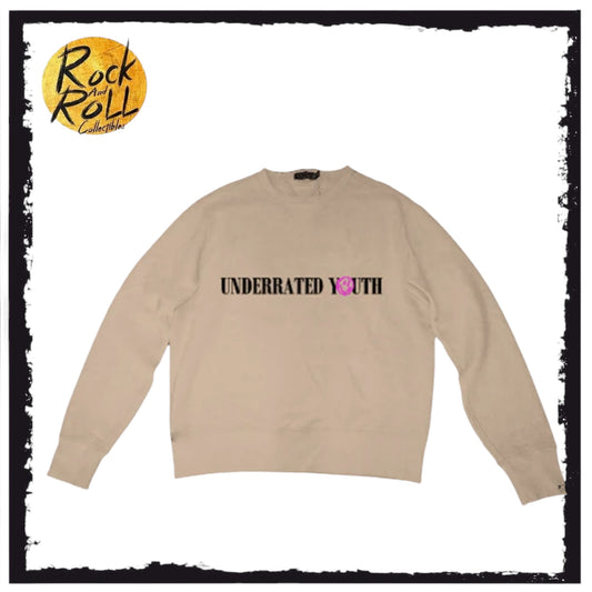 Yungblud - Underrated Youth Tan Crew Neck Jumper (Large)