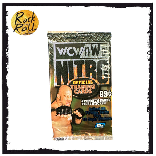 Topps - WCW nWo Nitro 1999 Official Trading Cards - 1 pack.