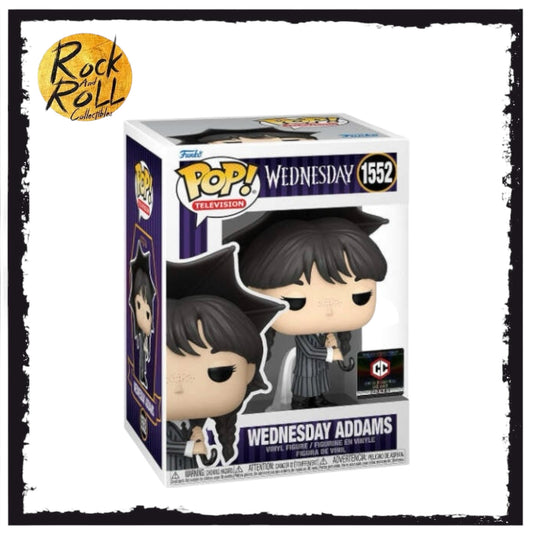 Wednesday - Wednesday Addams w/Umbrella Funko Pop! #1552 - Chalice Collectibles Exclusive