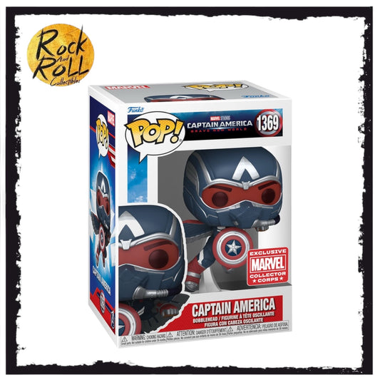 Captain America Brave New World - Captain America Collectors Corps Exclusive Funko Pop! #1369
