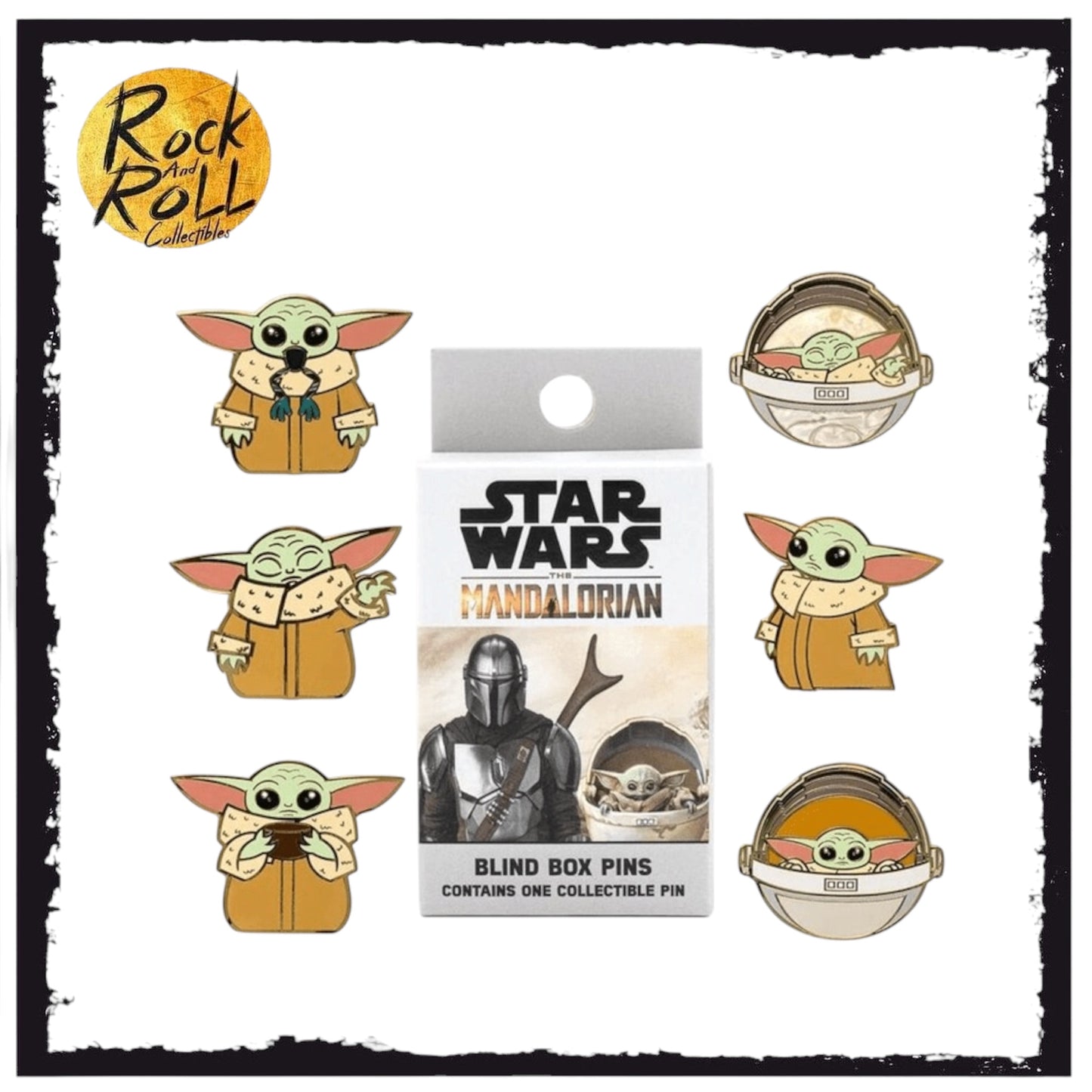 Star Wars: The Mandalorian The Child Loungefly Enamel Pin Badge (Blind Box x1)